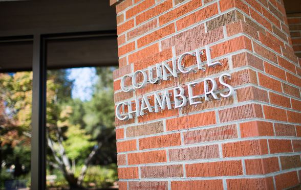 Menlo Park council chambers