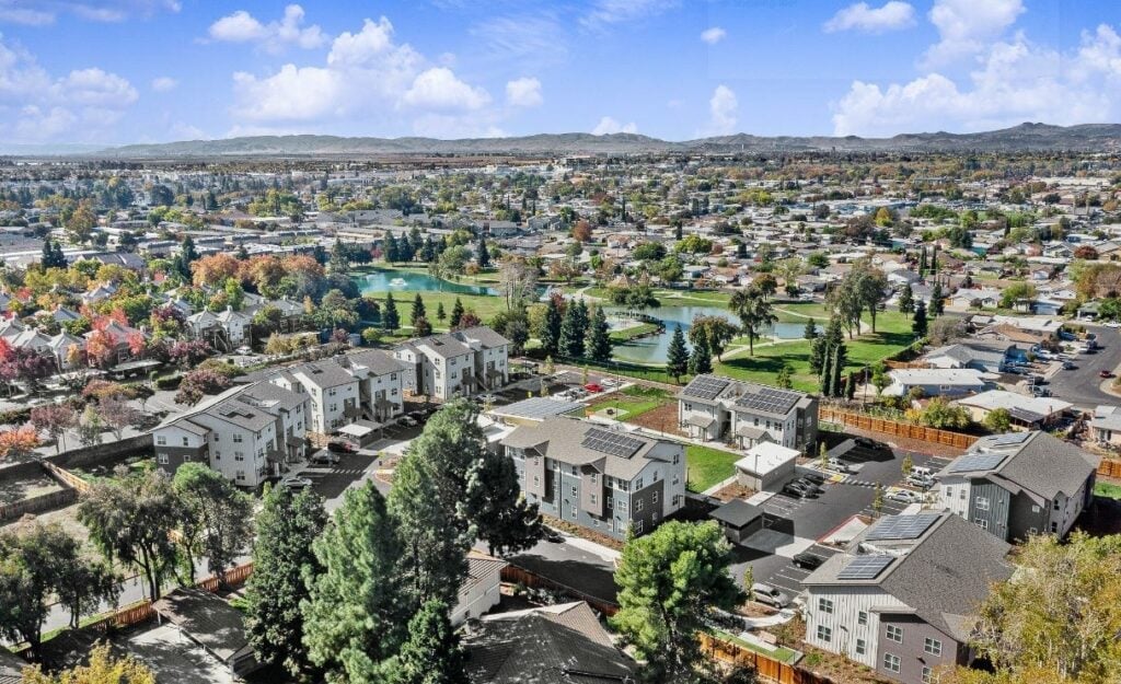 Aerial of Fair Haven Commons